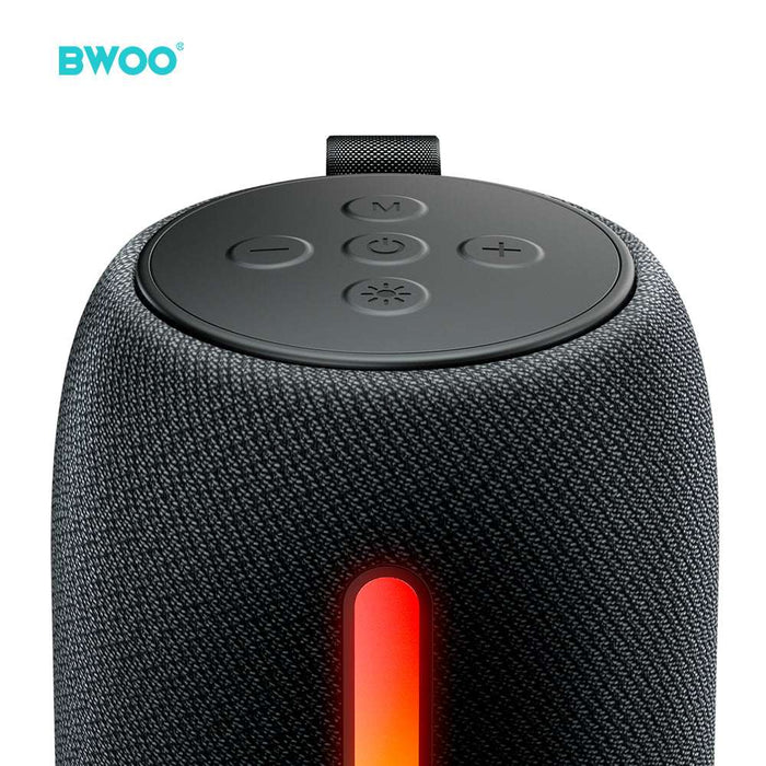 Portable Wireless Speaker Hi-Fi Heavy Bass Subwoofer with RGB Light BT 5.3