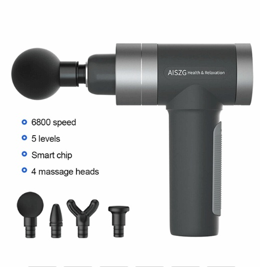 Muscle massage gun Grey 6800r min