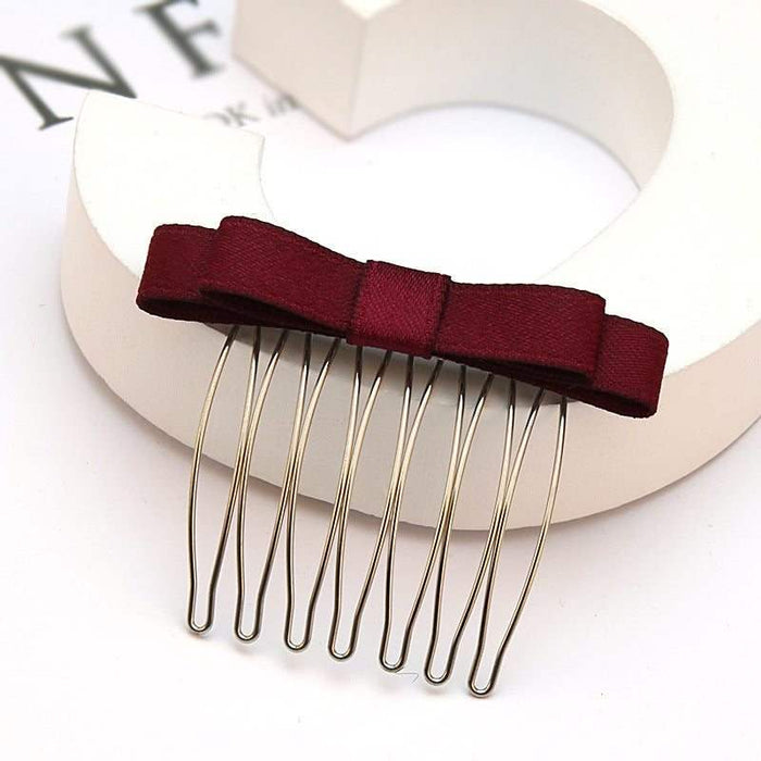 Hair Clip Combo: Best Picks Wine Red Seven teeth small