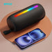 Portable Wireless Speaker Hi-Fi Heavy Bass Subwoofer with RGB Light BT 5.3