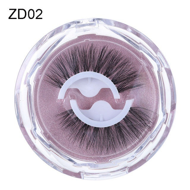 Self-adhesive Reusable Glue-free Eye Lashes With Natural Curl ZD02