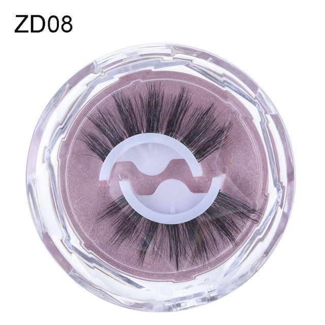 Self-adhesive Reusable Glue-free Eye Lashes With Natural Curl ZD08