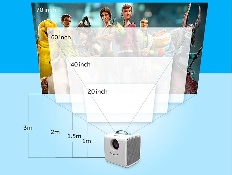 Projector mini home home theater WHT