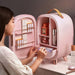 Goddess Beauty Makeup Refrigerator Beauty Makeup Storage Special Pink EU