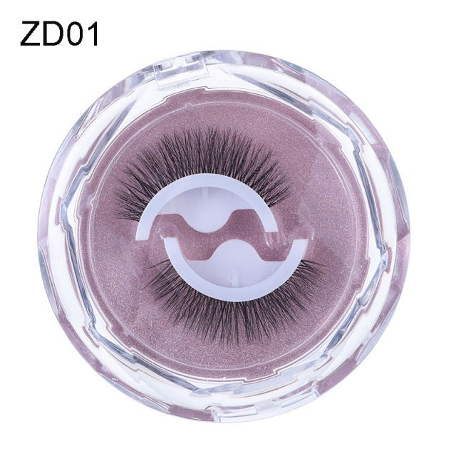 Self-adhesive Reusable Glue-free Eye Lashes With Natural Curl ZD01